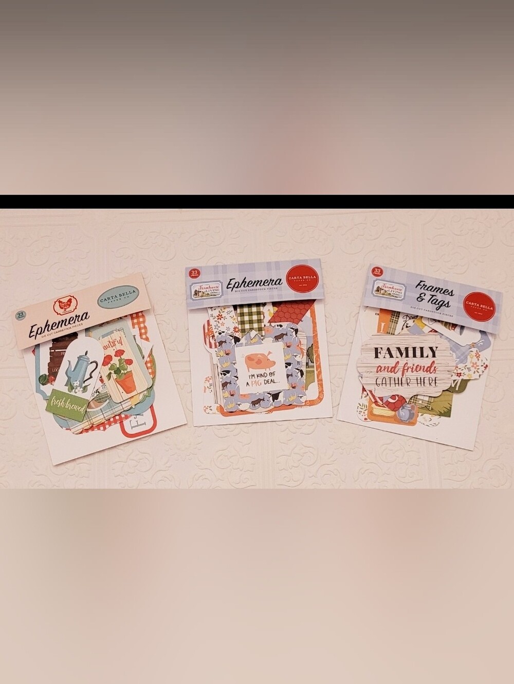 Carta Bella Ephemera - Farm Life